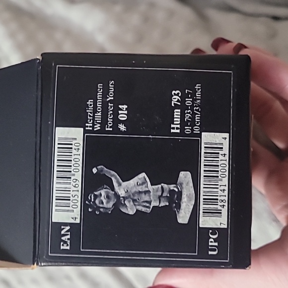 Herzlich willkommen forever yours vintage goebel Hummel 793 1994 - Picture 14 of 16